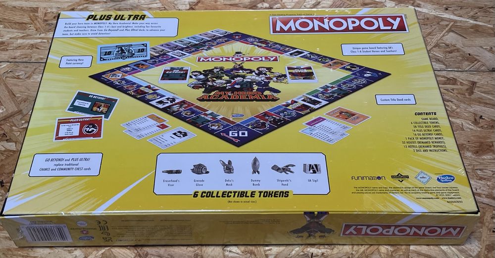 Monopoly My Hero Academia po angielsku