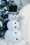Boneco de Neve com luzes