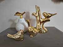 Komplet czterech figurek porcelanowych