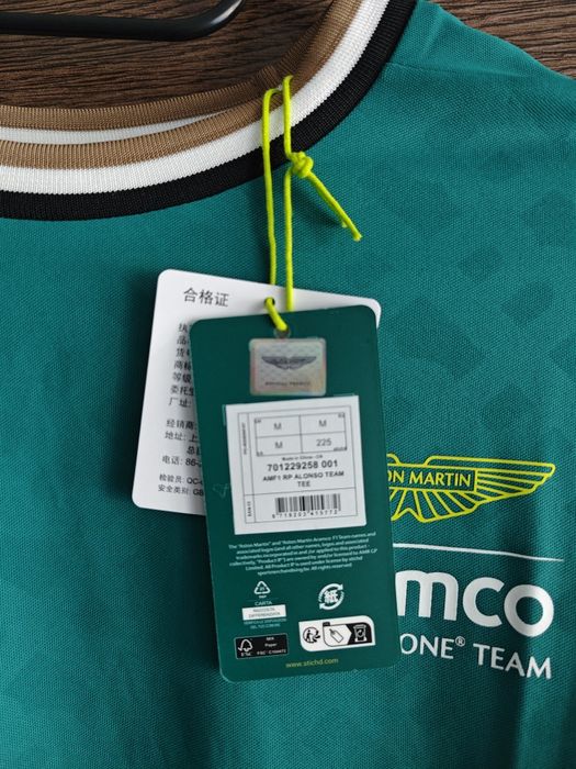 Koszulka T-shirt Hugo Boss Aston Martin F1 Team M Fernando Alonso 14