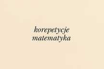 Korepetycje matematyka