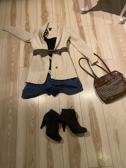 sweter wełna GAP kardigan