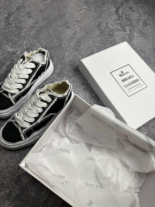 MMY Maison Mihara Yasuhiro кеды черные белые кеди чорні білі 43 27 42