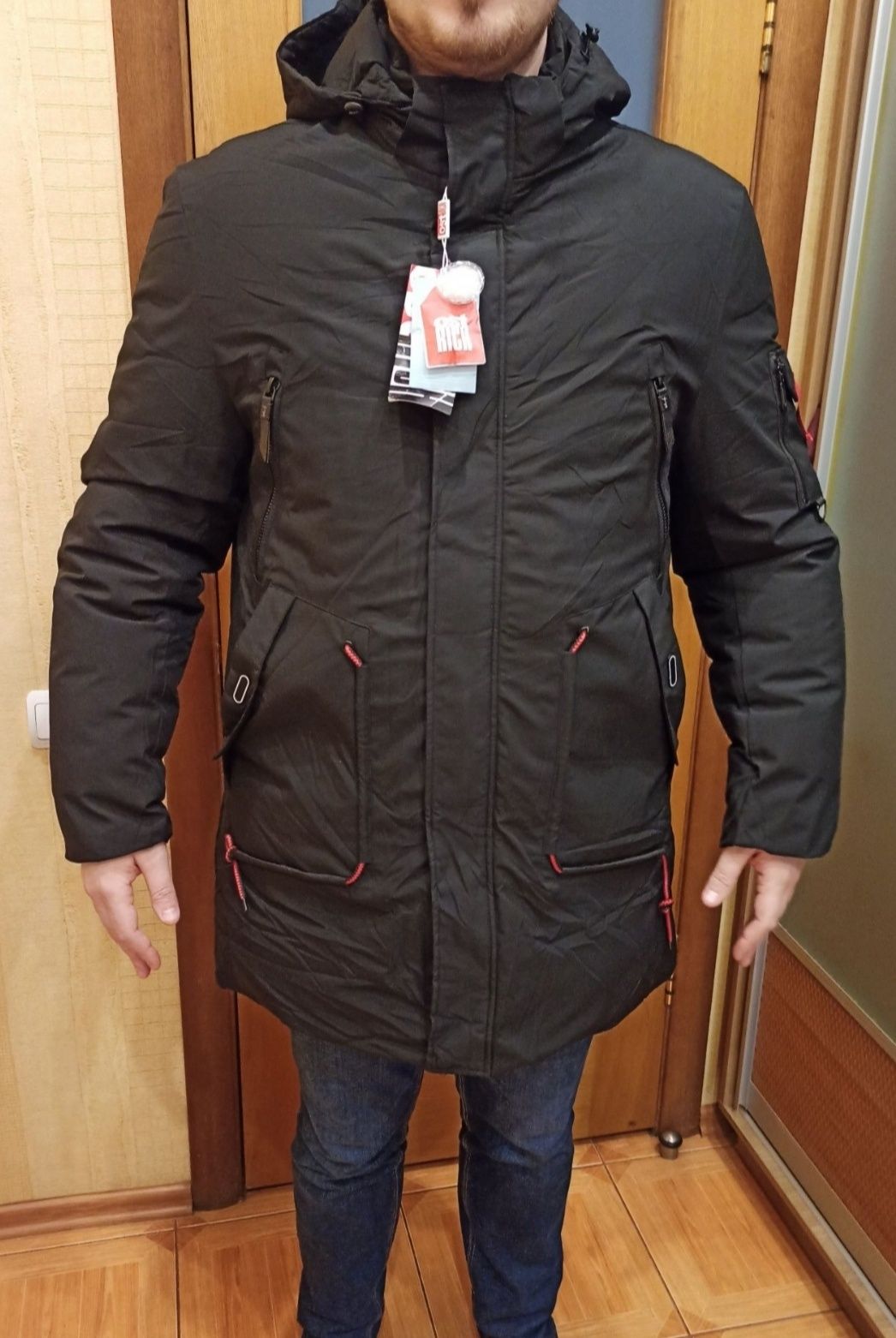 Зимняя мужская куртка, зимний мужской пуховик
