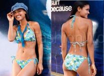 Bikini z morskim wzorem rozm. 40 miseczka 80A