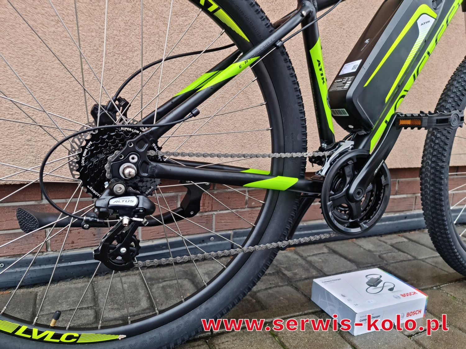 Rower elektryczny górski MTB ACTIVE koła 29 SHIMANO ALTUS aluminium