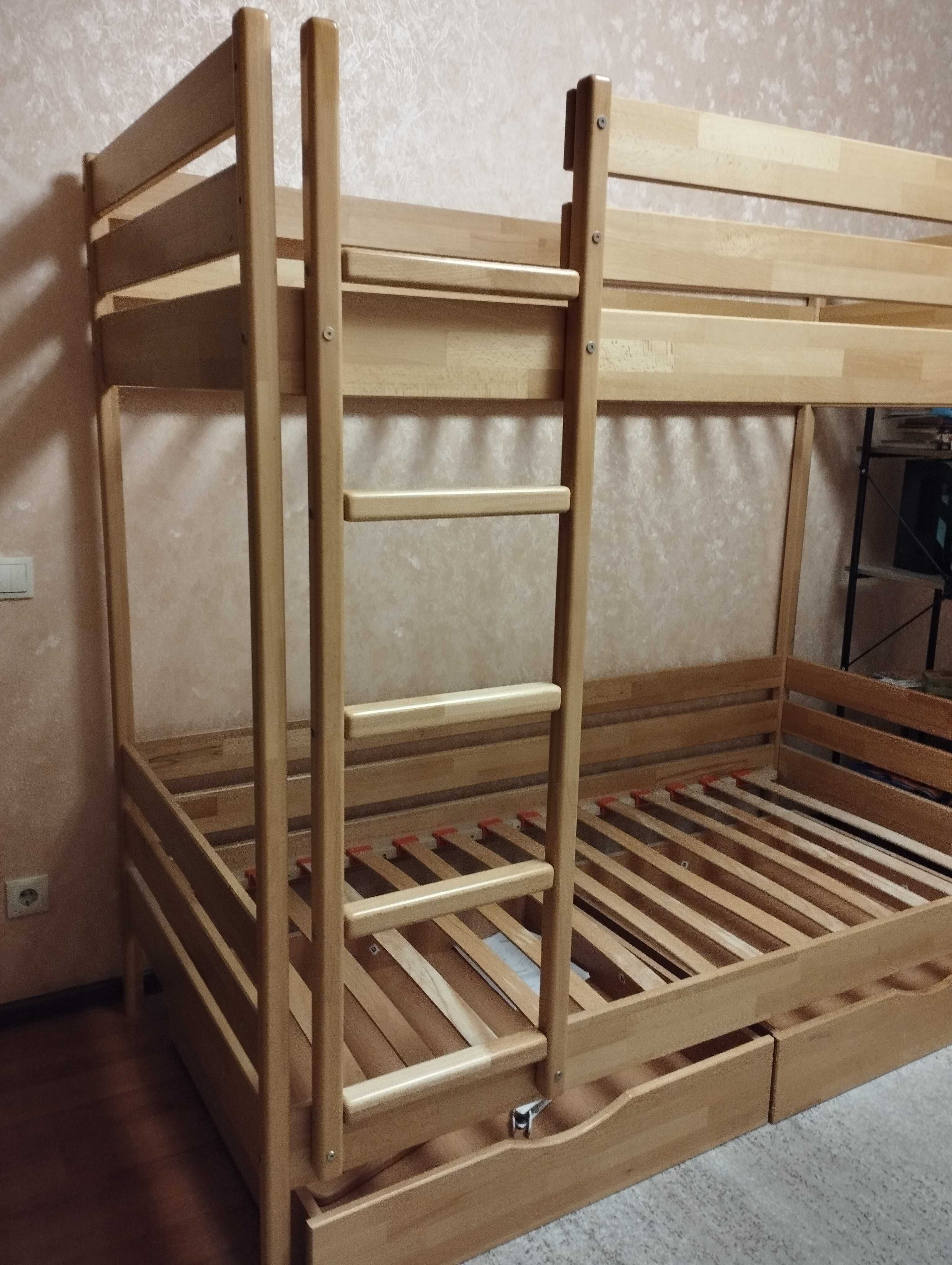 Двохярусне ліжко із дерева  Дует Естелла