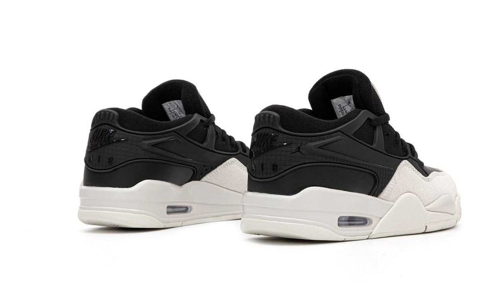 Мужские кроссовки Nike Air Jordan 4 RM Black/White. 40-45