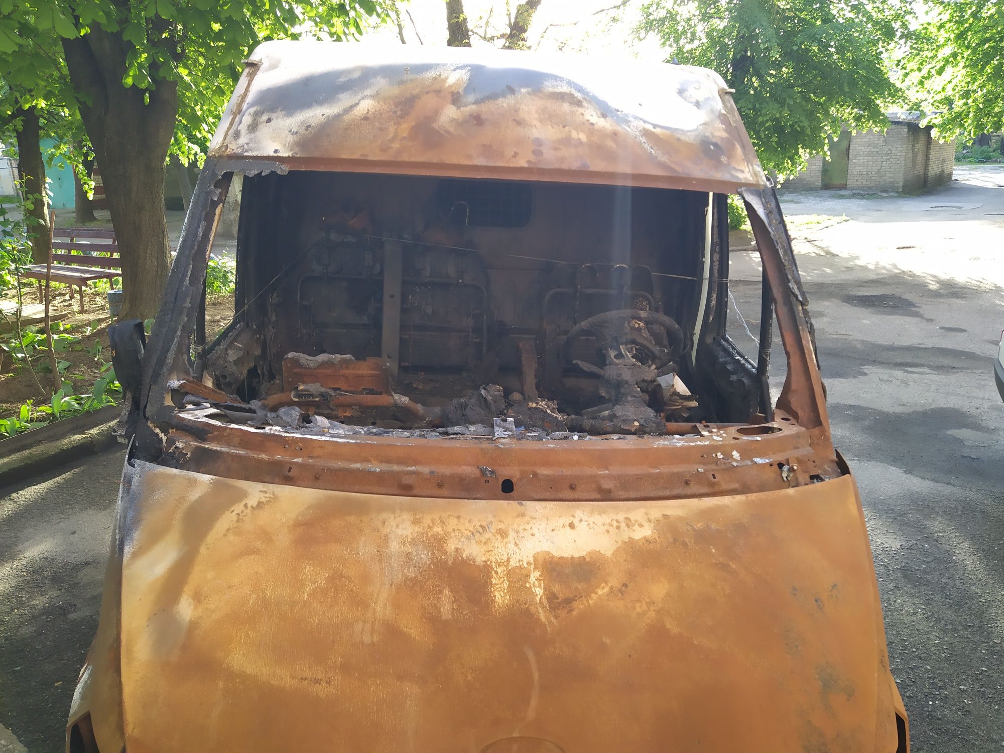 Авто після пожару