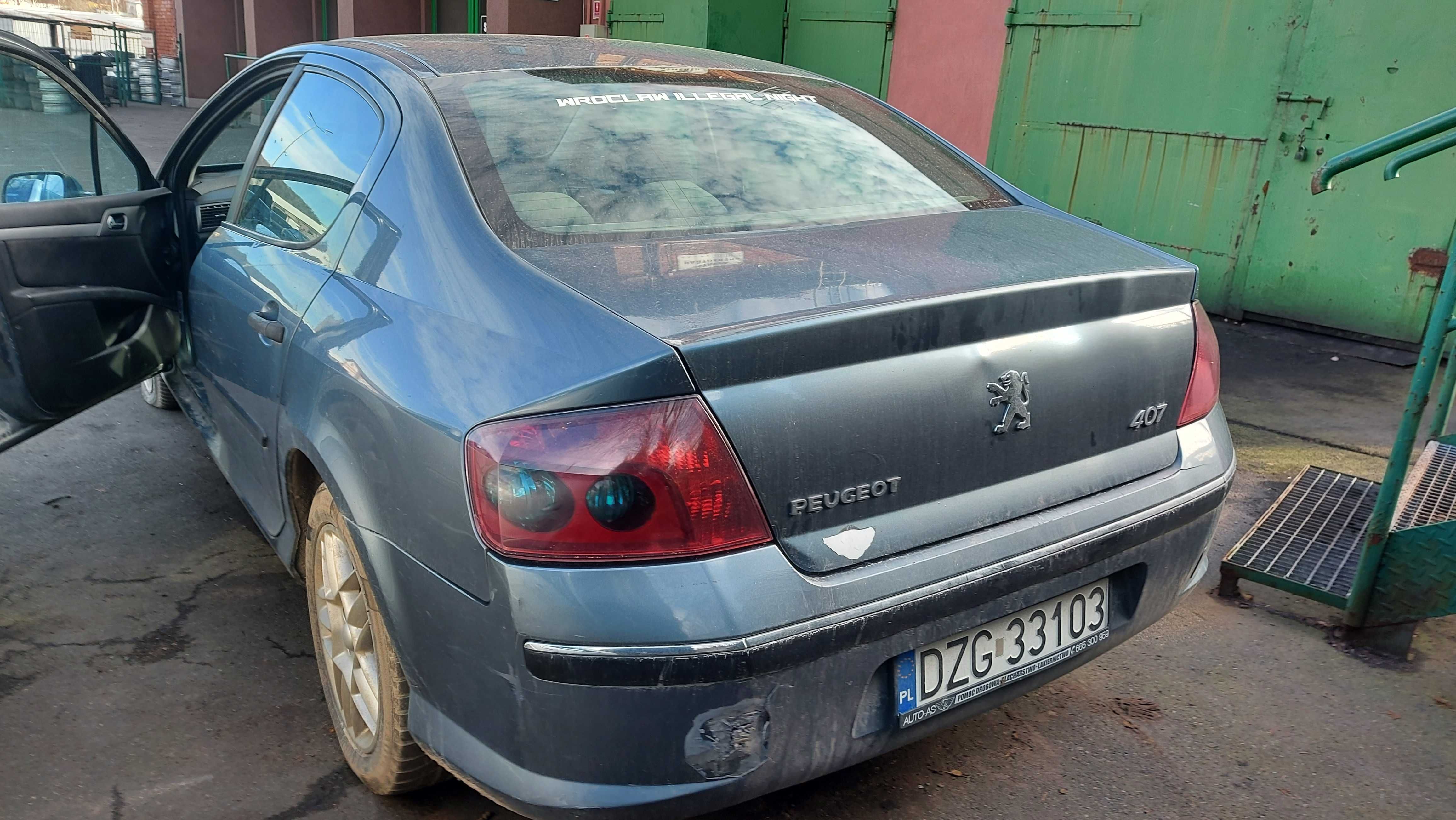 Peugeot 407 maska przednia EZWD FV części/transport/dostawa