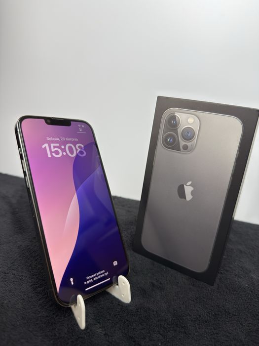 iPhone 13 Pro Max|Graphite|100%|Super Stan|Pełen Zestaw