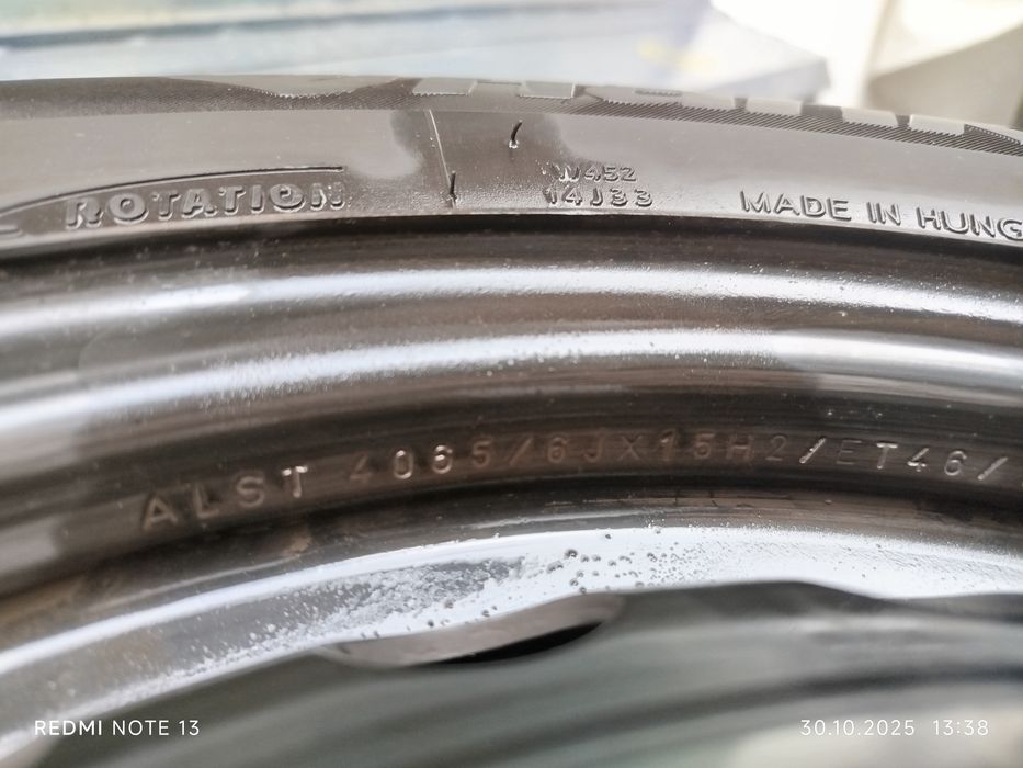Koła Stalowe KIA 6Jx15 (4x100,ET46)+ Opony Hankook 185/65R/15 88T M+S