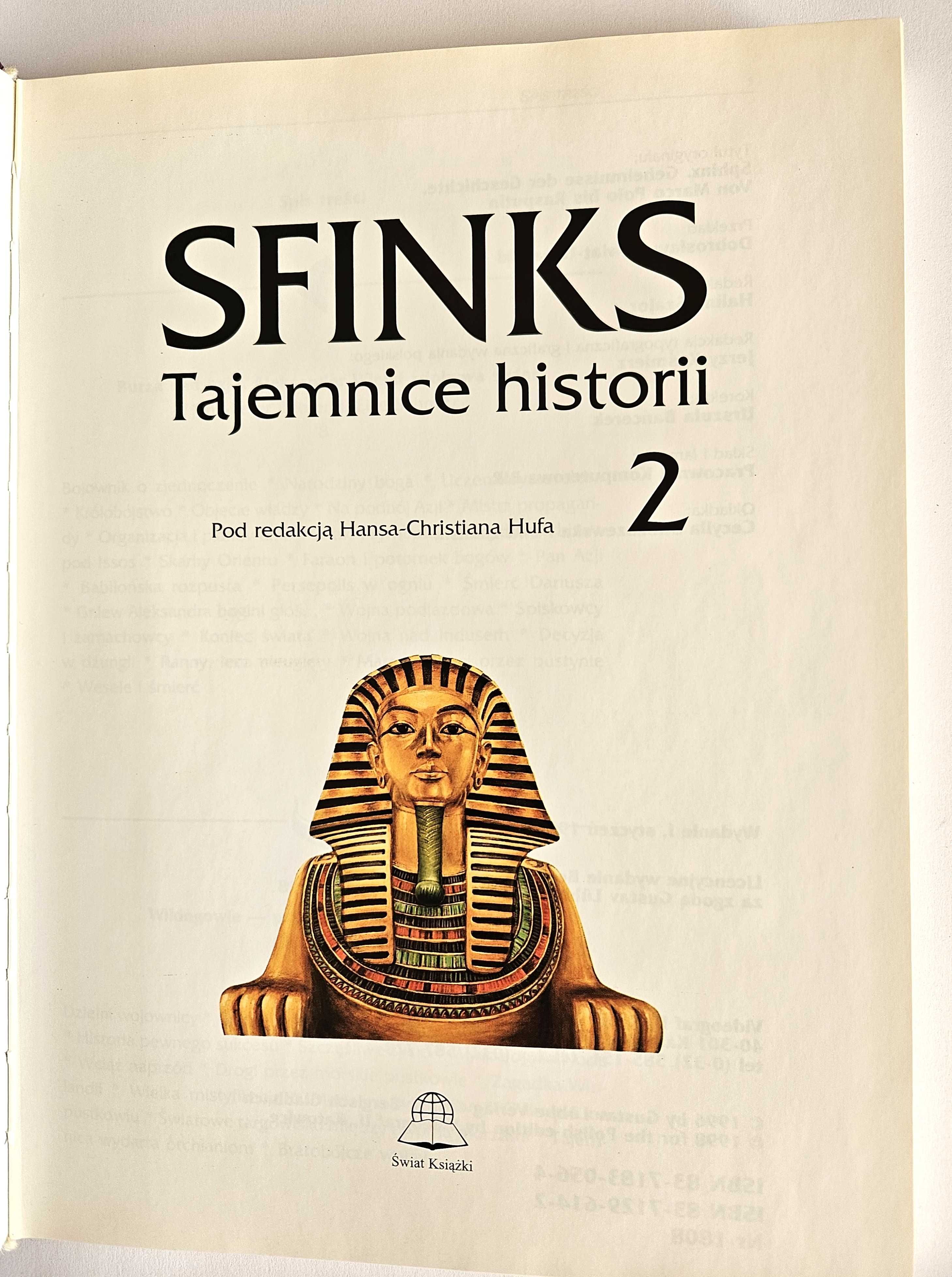 SFINKS. Tajemnice historii Tom 2 - Hans Christian Huf