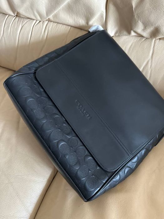 Сумка кожаная мужская Coach