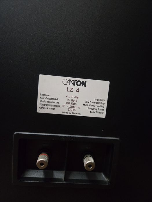Kolumny CANTON LZ 4 , monitory.
