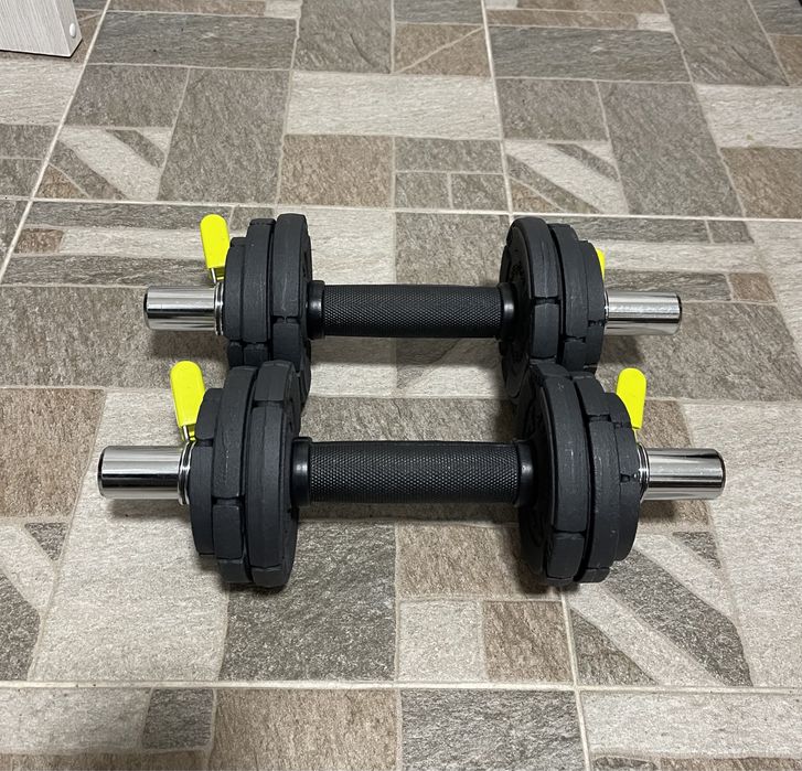 Гантелі Energetics в кейсі по 10 кг (пара 20 кг)