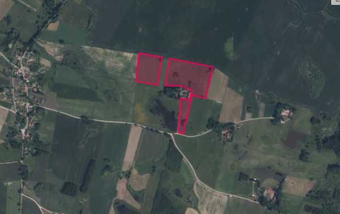 Sprzedam dwie działki rolne o powierzchni 6.20ha Gmina Budry