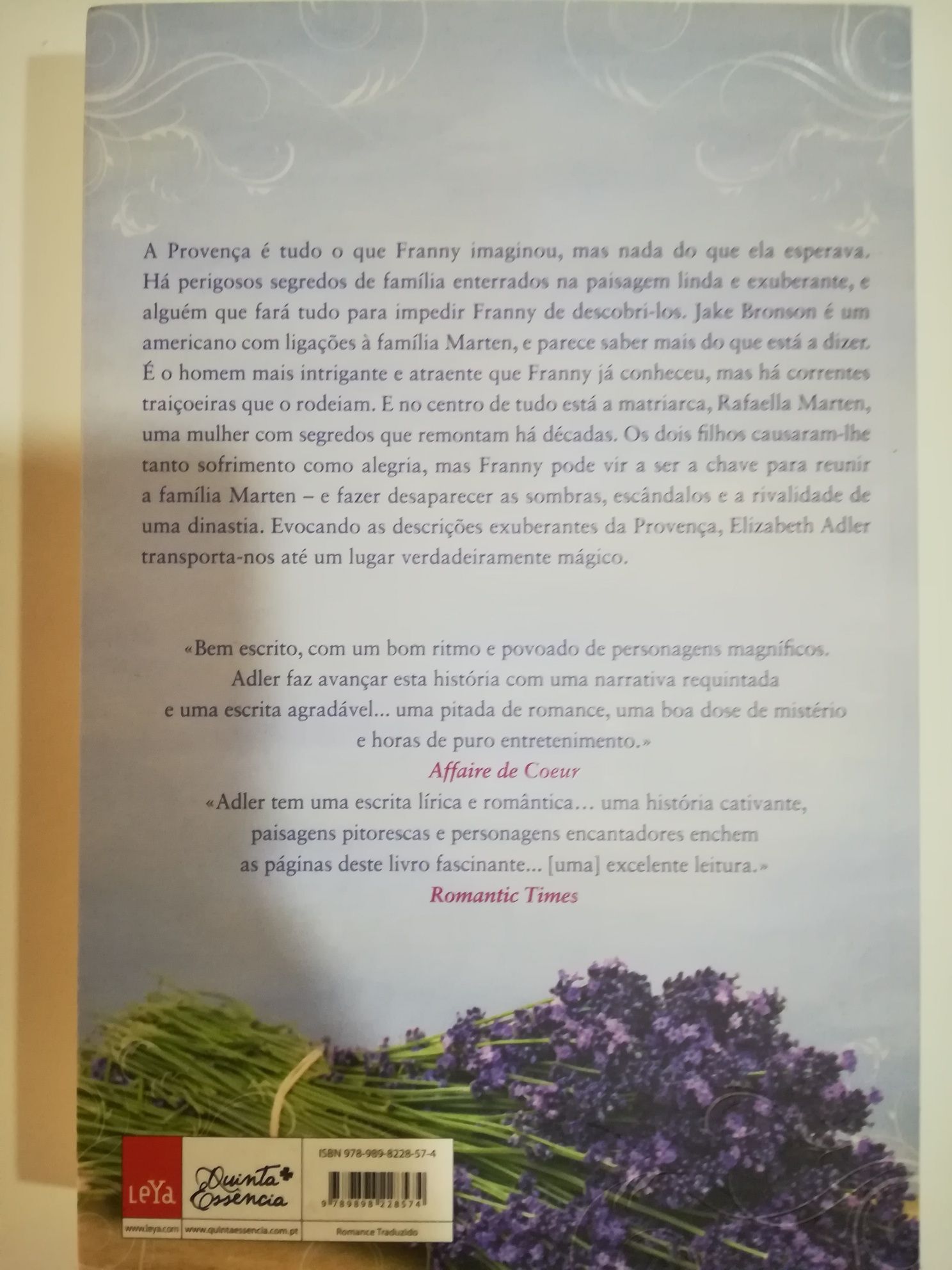 "Encontro na Provença" de Elizabeth Hadler (NOVO)