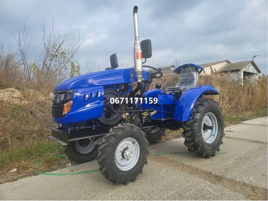 Мототрактор KENTAVR 200В Кентавр Посилена Рама Фреза та Плуг доставка