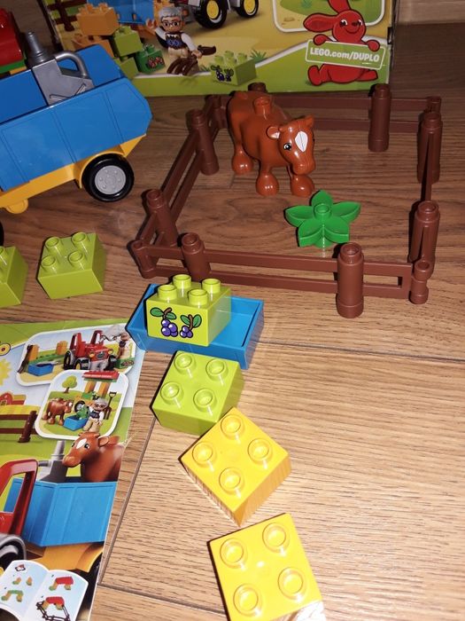 Лего дупло трактор з прицепом 10524