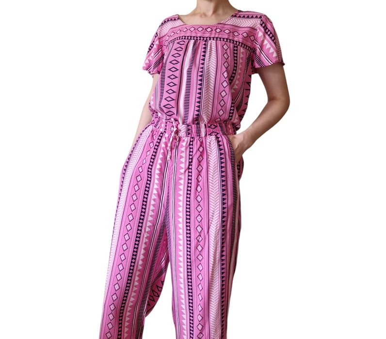 Letnie komplet dwuczęściowy zestaw spodnie + bluzka