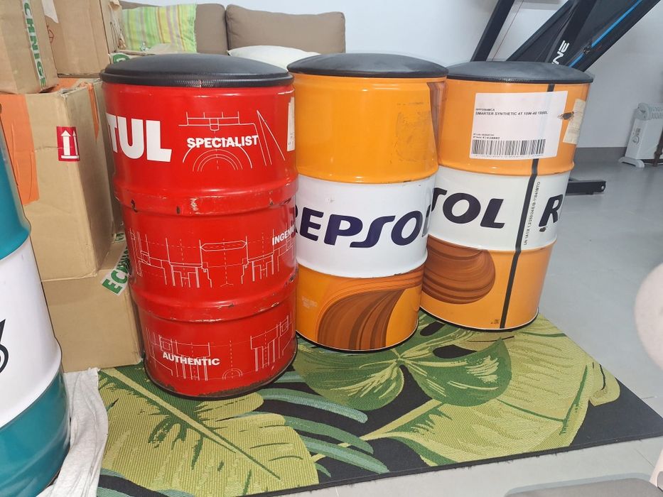 Bancos de bidao  decorativo