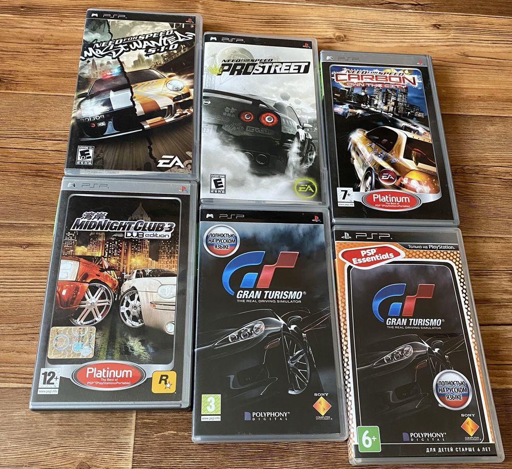 Sony PSP: KillZone, Resistance, Mortal Kombat, Tekken, Spider-Man, NFS