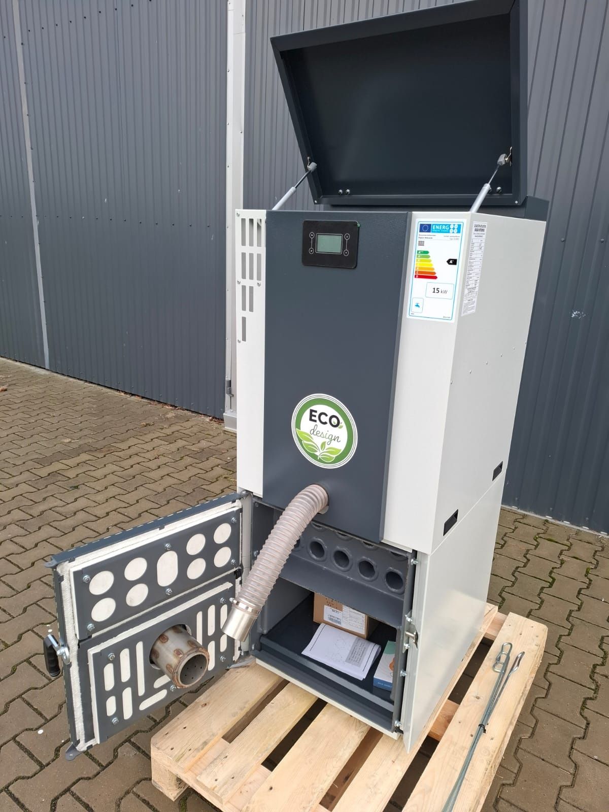 Kocioł na pellet Slimet 15 kw z palnik Kipi zum Piec kotły na dotację