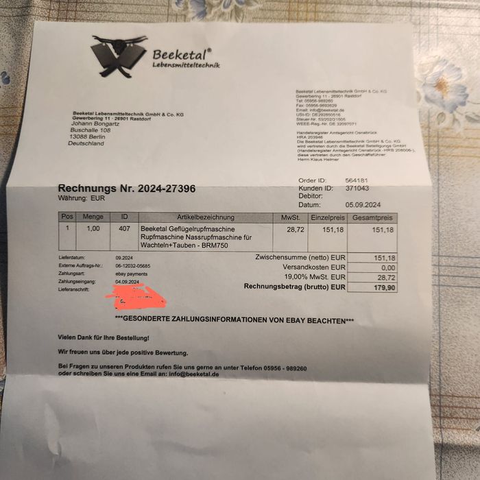Skubiarka do drobiu