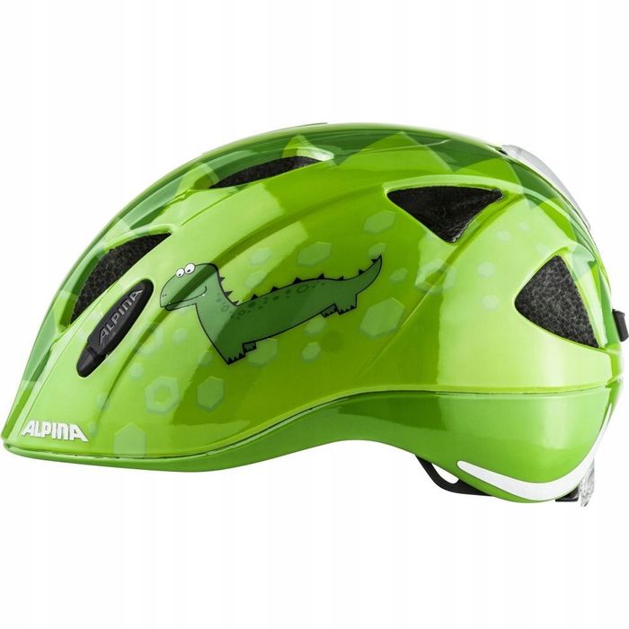 Alpina Ximo Flash kask rowerowy dziecięcy z tylną lampką LED  47–51 cm