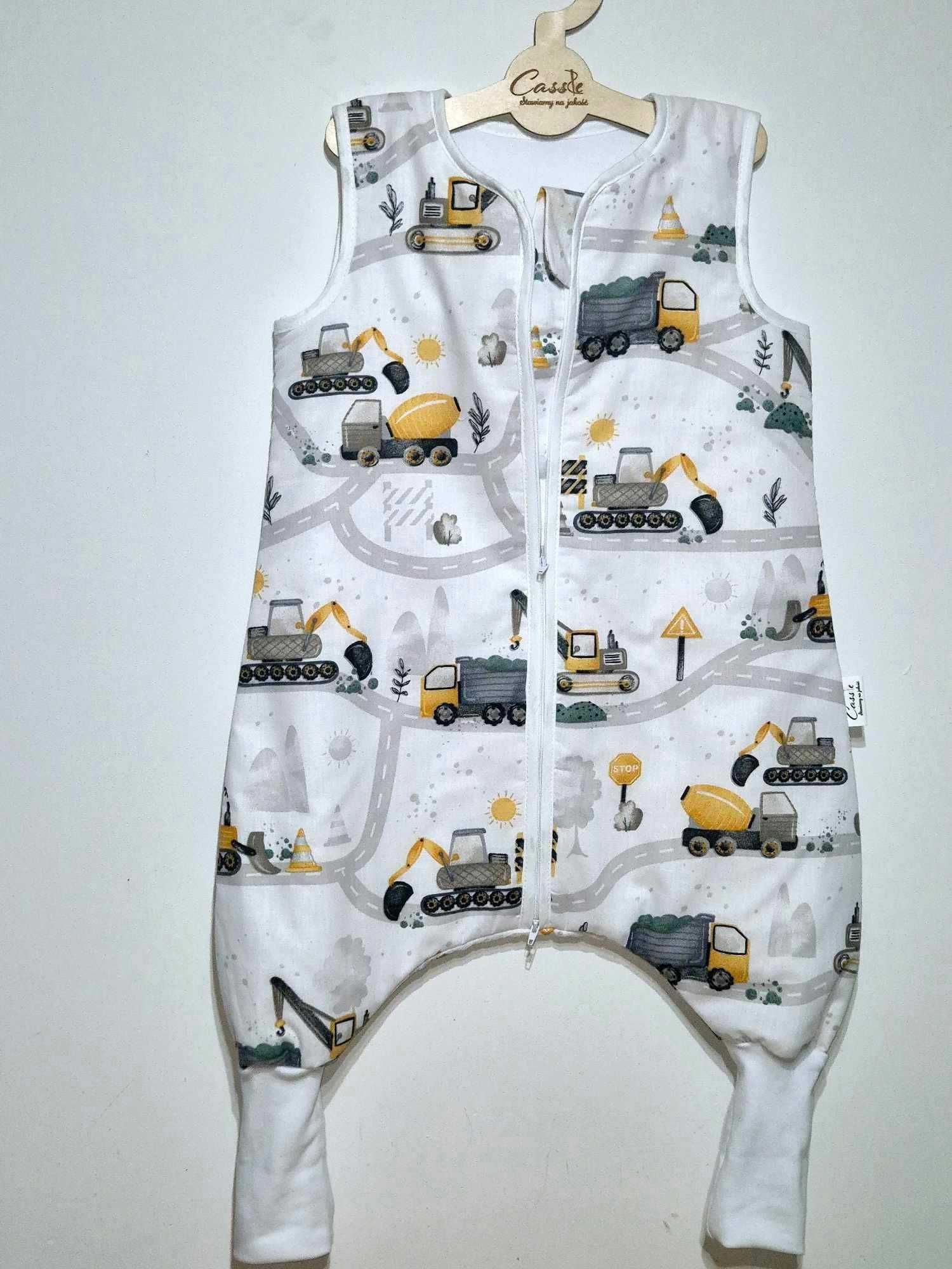 Śpiworek z nogawkami ABS antypoślizgowe 1 tog r 80-86 w -Budowa yellow