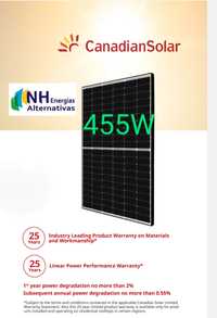Canadian Solar 455W Painel Fotovoltaico Mono Monocristalino Half Cell