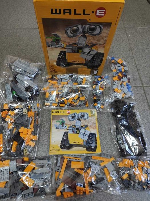 Конструктор ‼️В КОРОБЦІ‼️Disney WALL-E‼️НОВИЙ‼️ВОЛЛ-І на 687 деталей