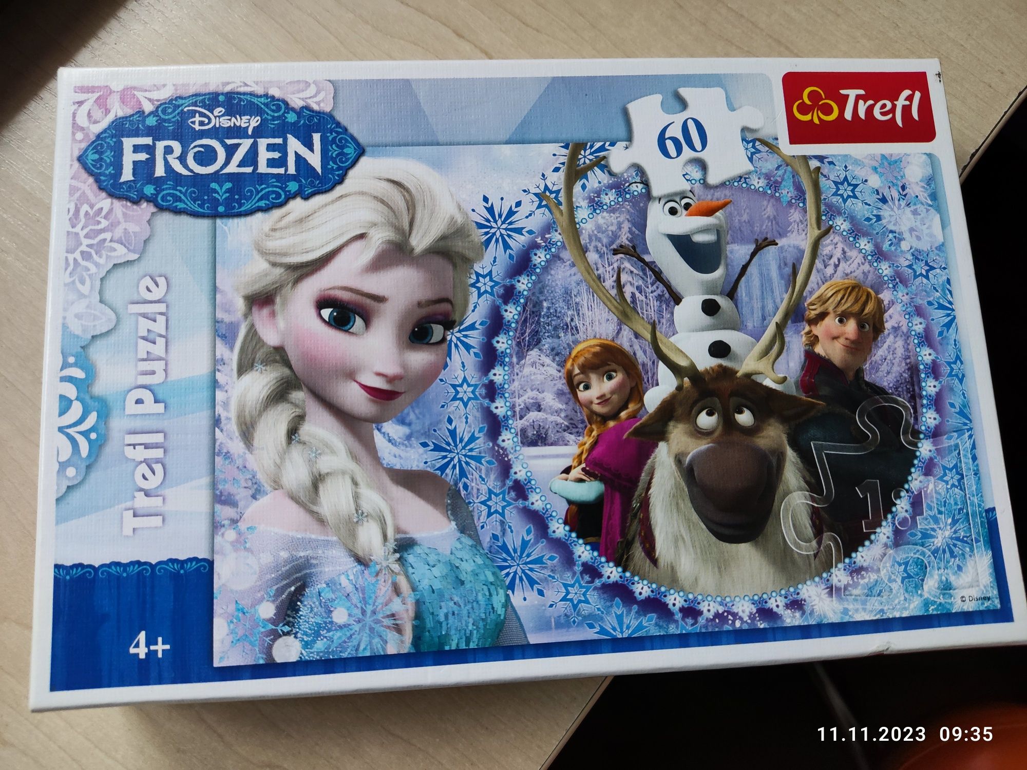 Puzzle Kraina Lodu Frozen 2x40 sztuk plus 60 sztuk