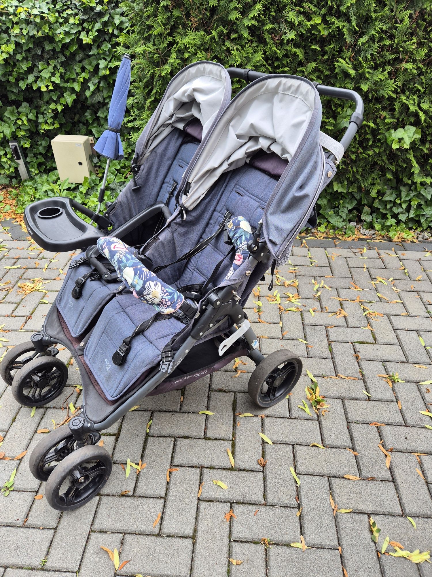 Wózek spacerowy dla bliźniąt spacerówka valco baby