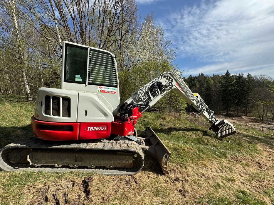 Koparka Takeuchi TB257FR V3 Powertilt z HS03, serwis ASO! BDB stan!