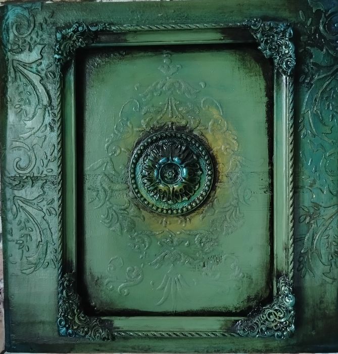 Panel ozdobny -obraz drewniany na 100 letniej desce