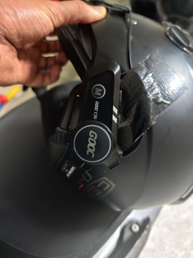 Capacete CMS - Tamanho L - Auricular Bluetooth