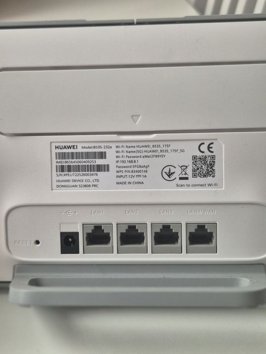 Router Huawei B535-232a LTE Cat.7 WiFi AC, 4x Gigabit LAN – dobry stan