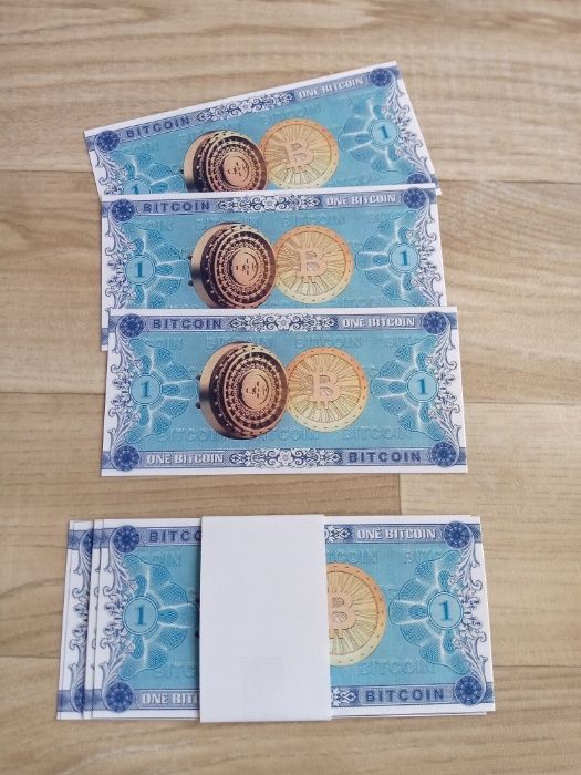 Bitcoin - banknot kolekcjonerski. Piękny gadżet.