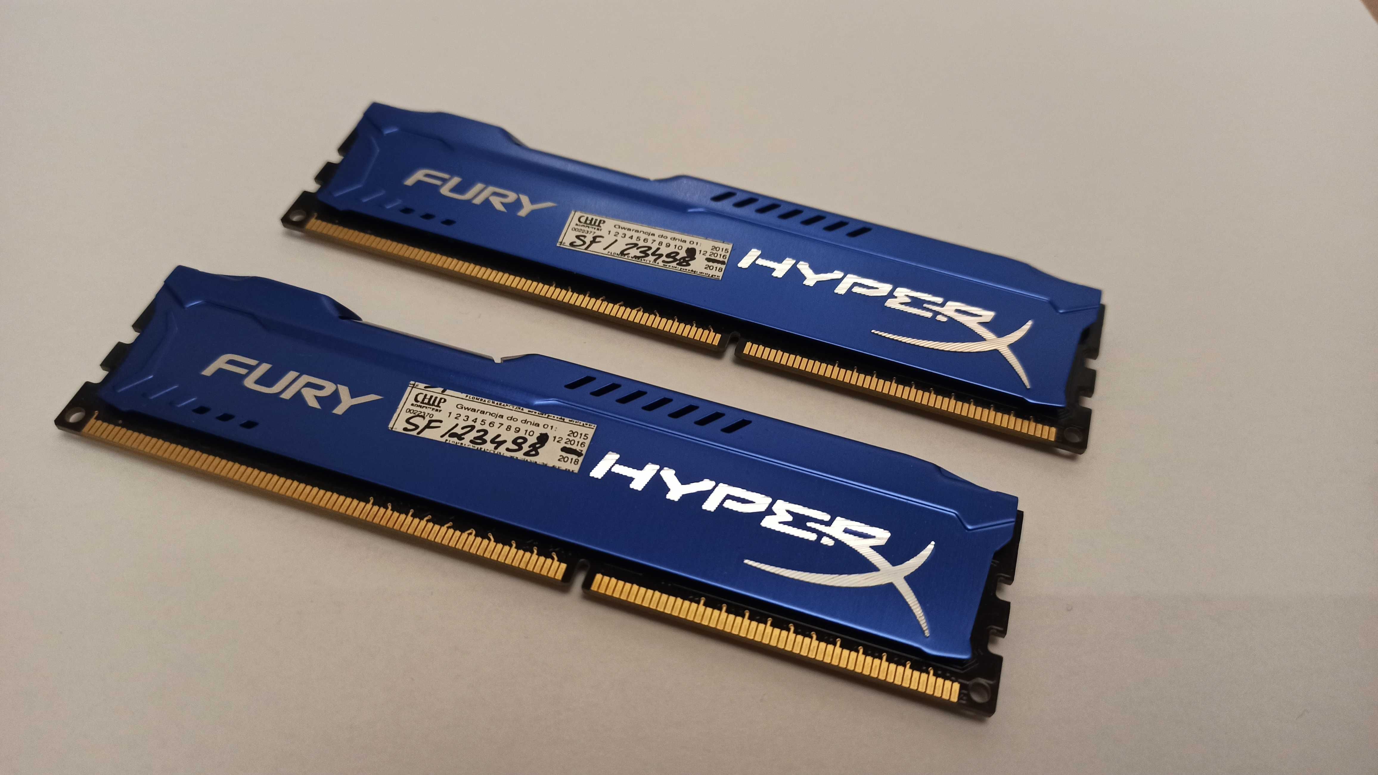 HyperX 8GB (2x4GB) 1600MHz CL10 Fury Blue