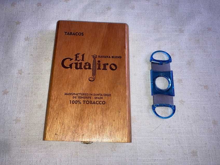 TABACOS EL GUAJIRO - pudełko po cygarach plus gilotyna do cygar