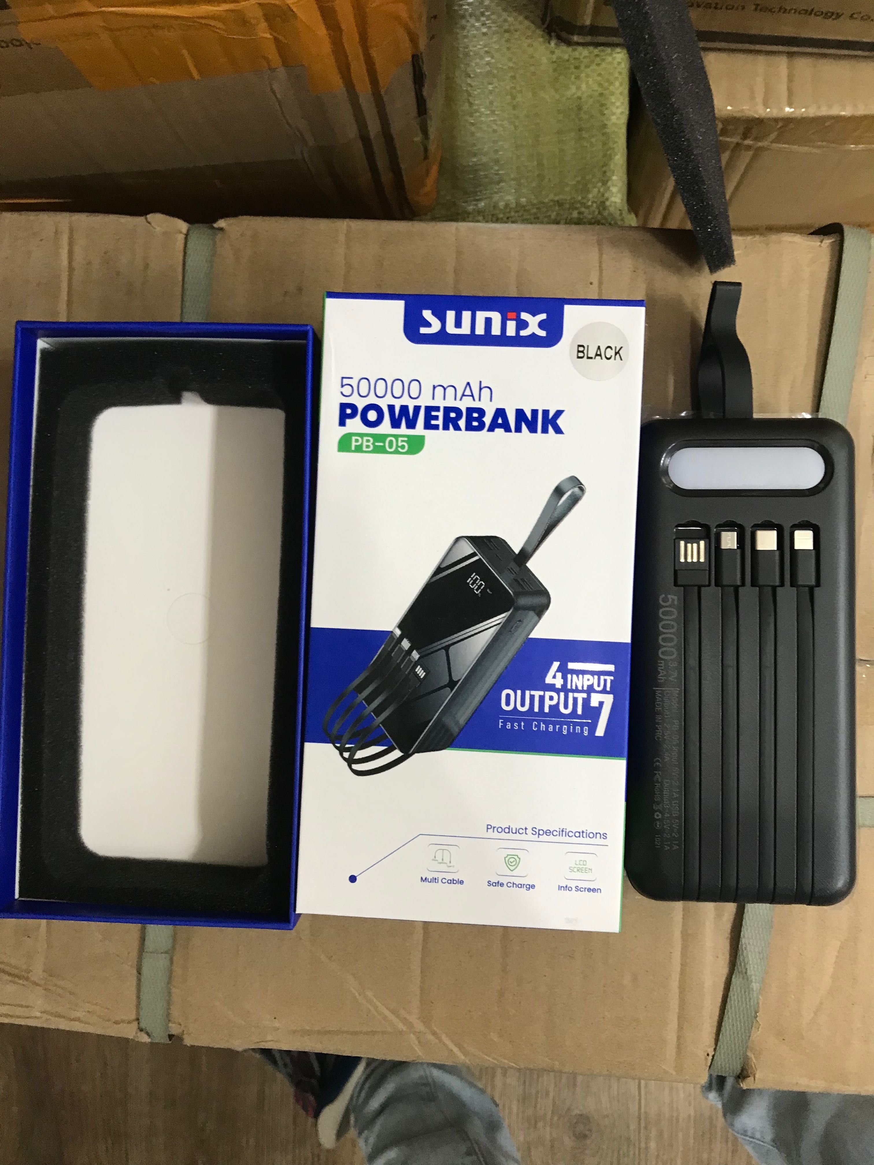 Повербанк / УМБ / Power bank PB-05 Sunix 50000mAh Внешний аккумулятор