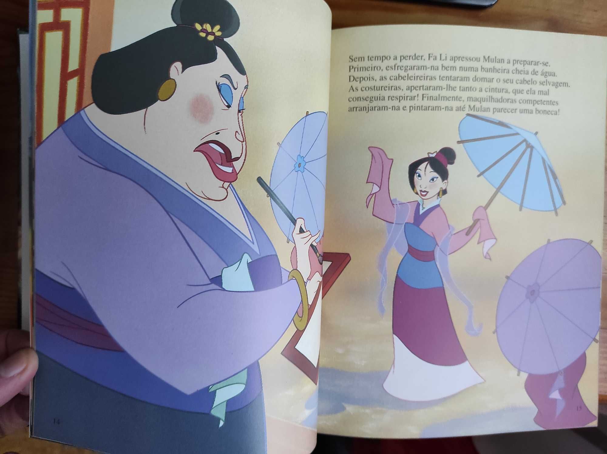 Livros para crianças - Feliz Aniversário Donald!, Pinóquio, Mulan