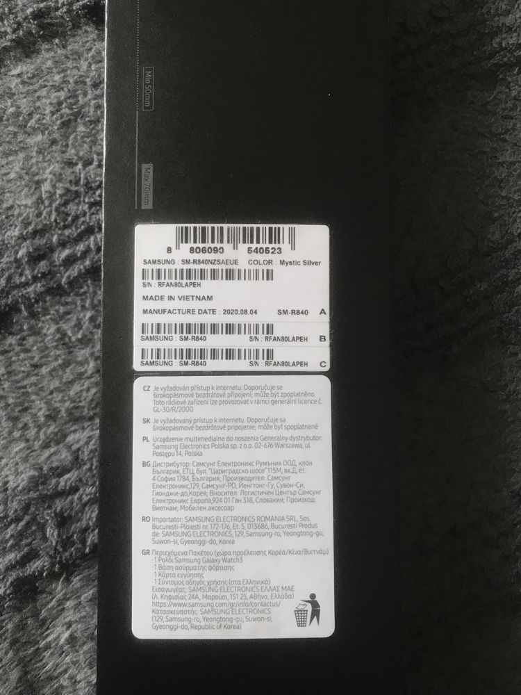 Smartwatch Samsung Galaxy Watch 3
