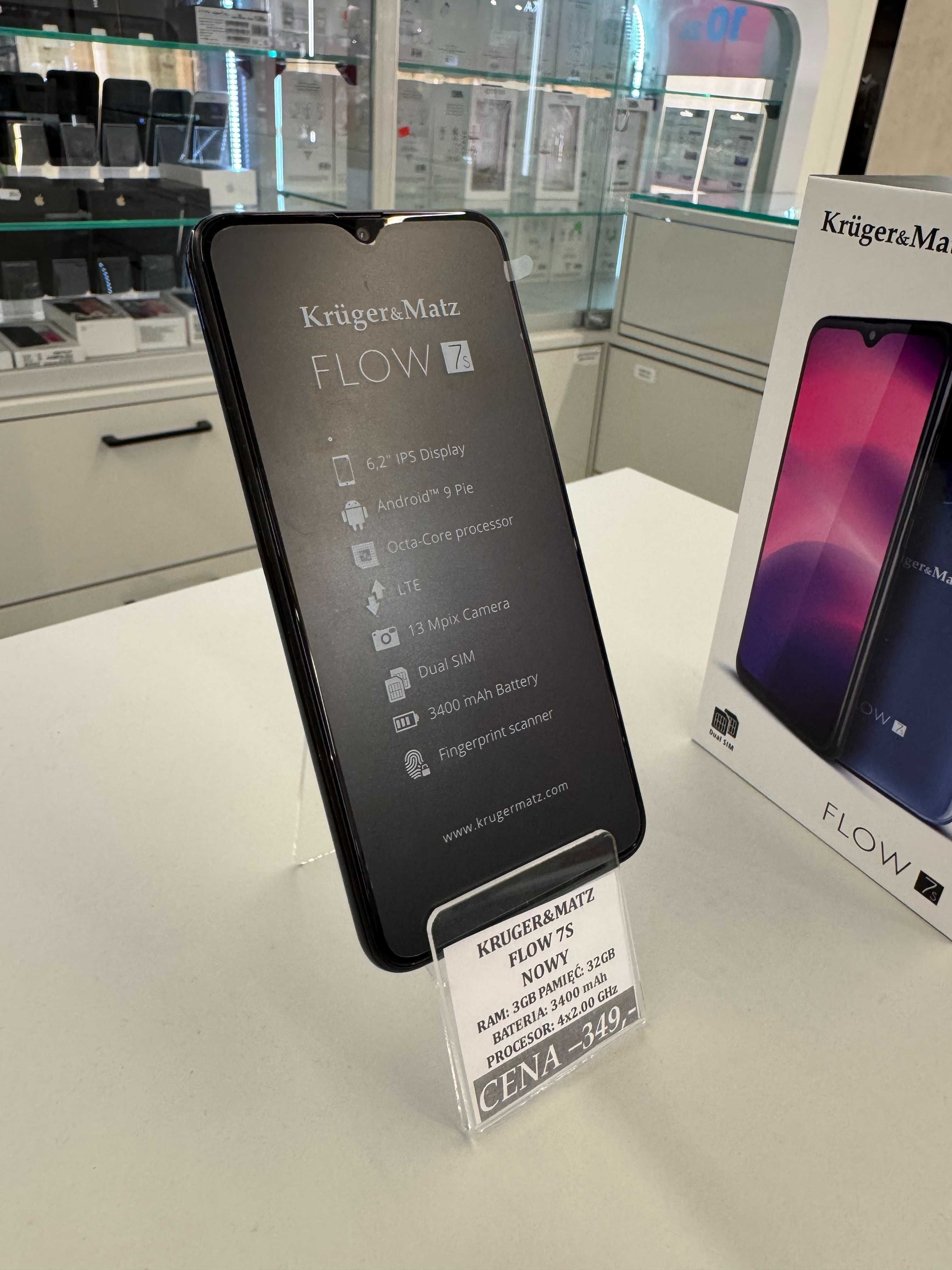 Kruger&Matz Flow 7S 3/32GB NOWY Topcase Vivo *Raty 0%