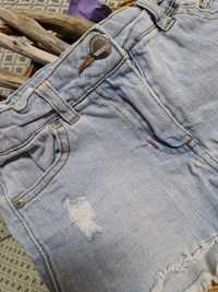 Krótkie spodenki jeansowe; 128; Coccodrillo