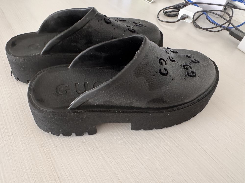Gucci клоги чорні 41 р