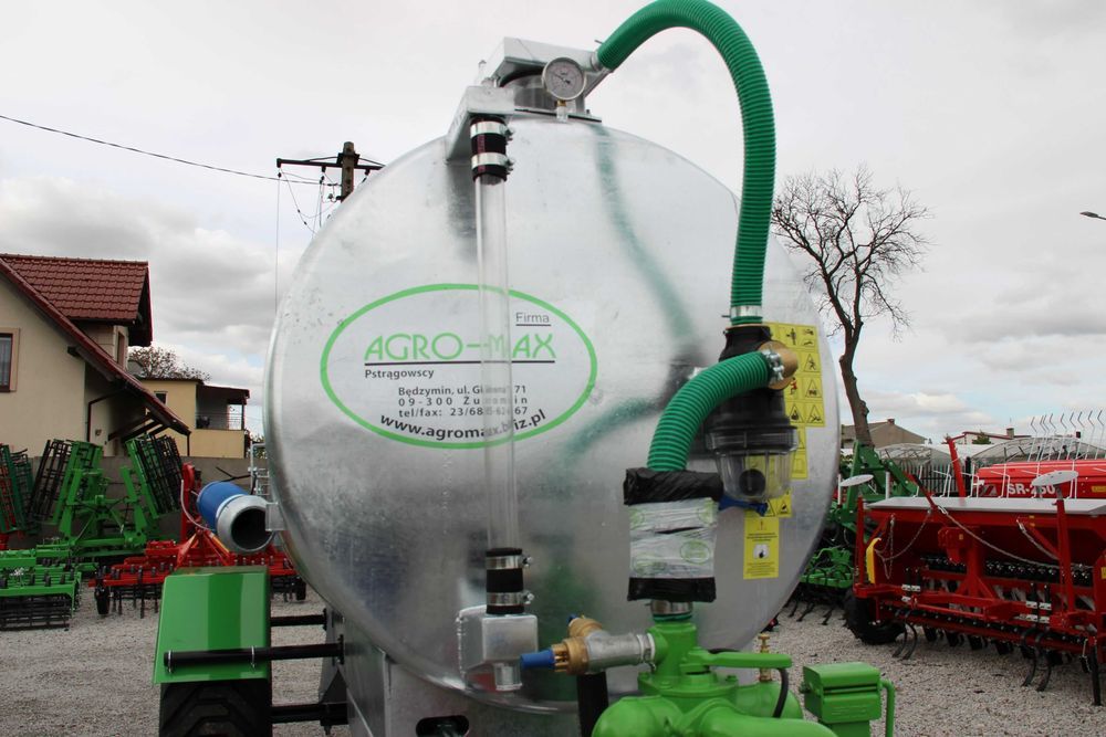 Beczkowóz wóz asenizacyjny jednoosiowy agro-max 3000l ,4000l, 5000 l