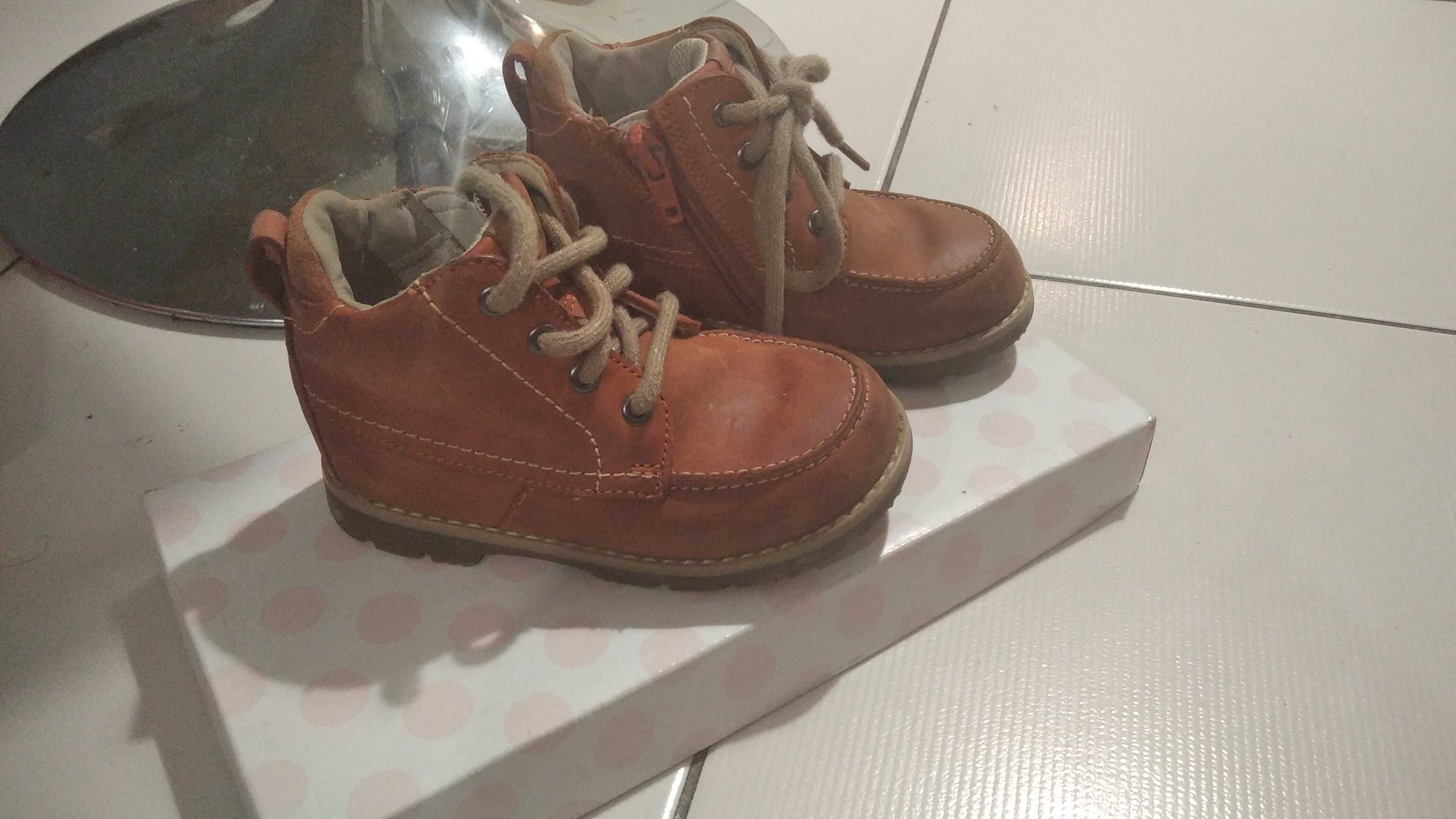 Buciki dla chłopca Clarks 22,5 Skora